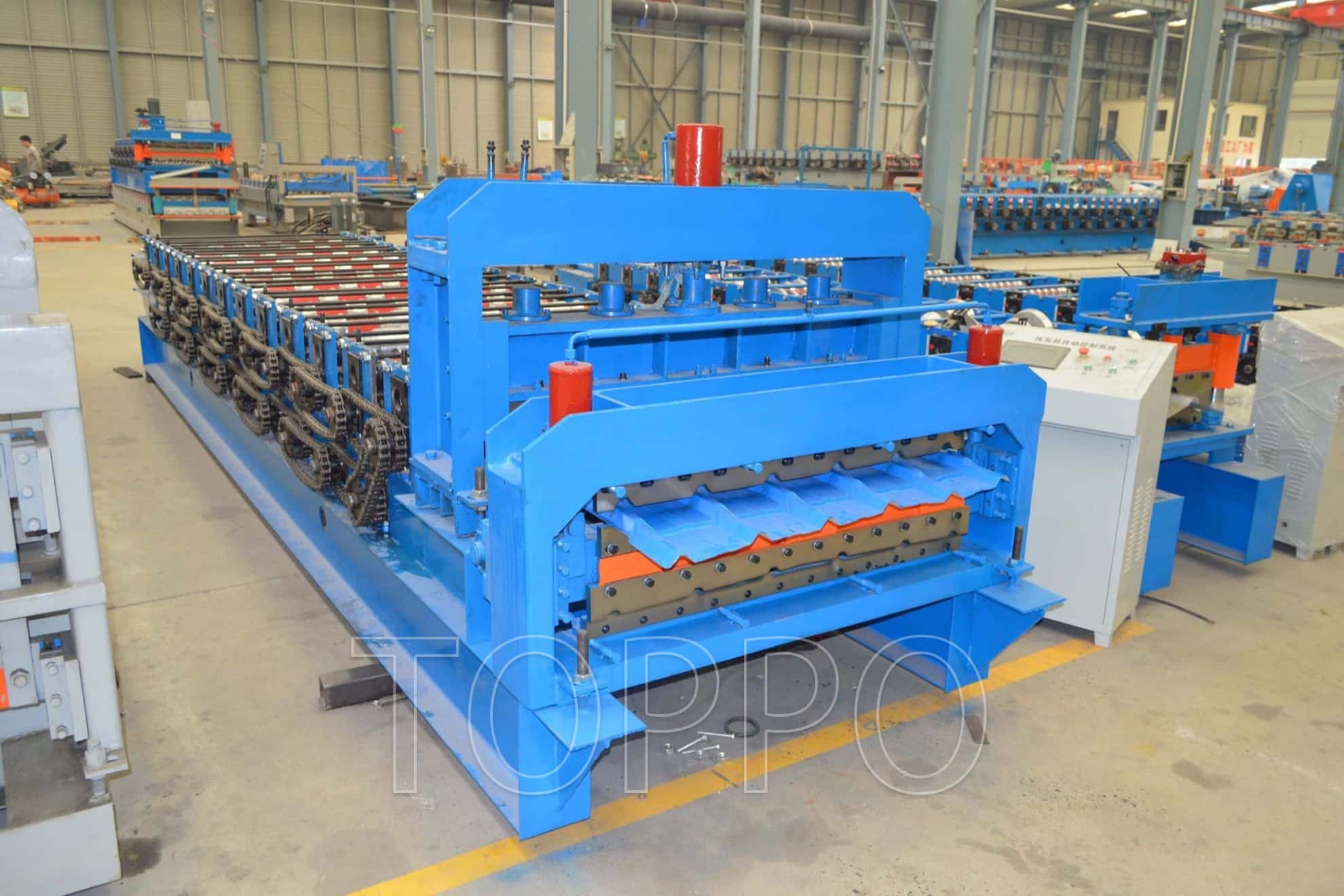 Industrial Double Layer Roll Forming Machine for Metal Roofing Sheets
