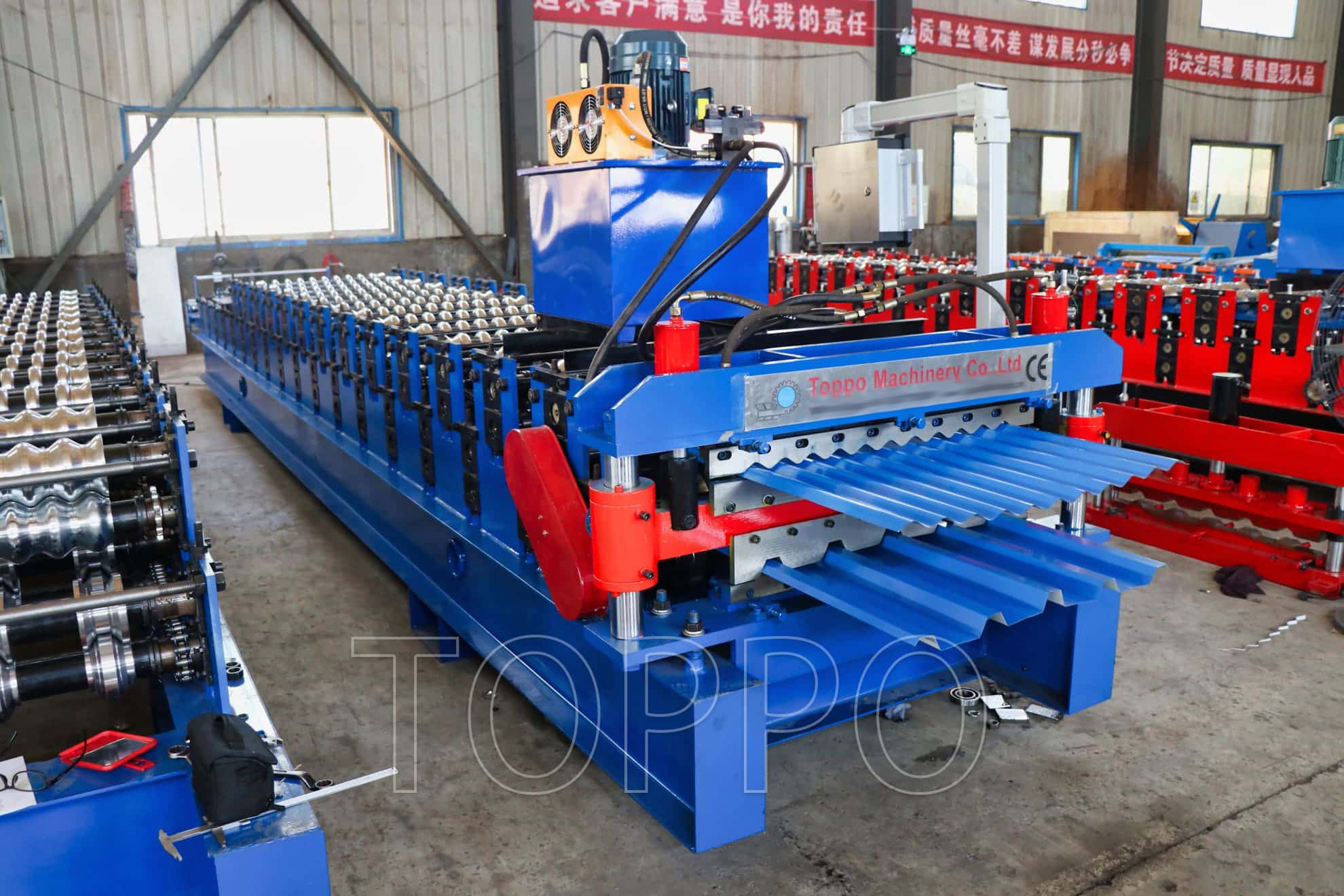 PLC Controlled Double Layer Roll Forming Machine for Metal Roofing Sheets