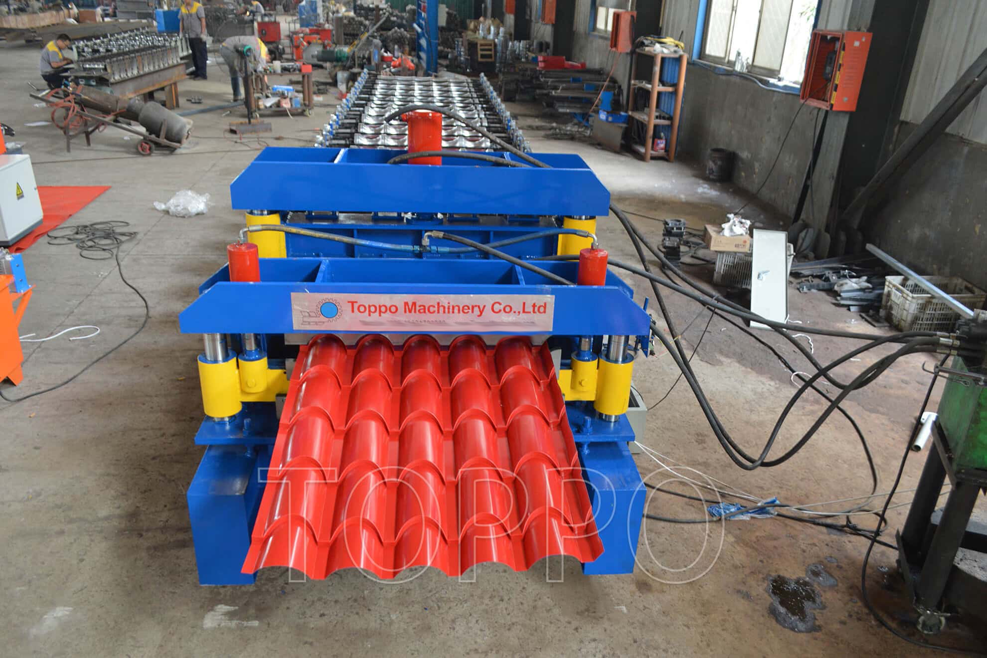 Double Layer Aluminum Sheet Roll Forming Machine
