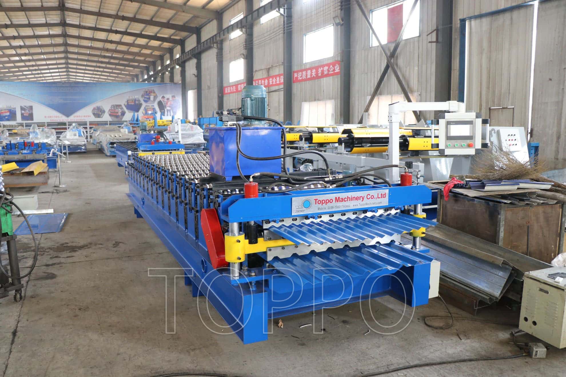 Industrial Automatic Double Layer Roll Forming Machine for Metal Roof Panels