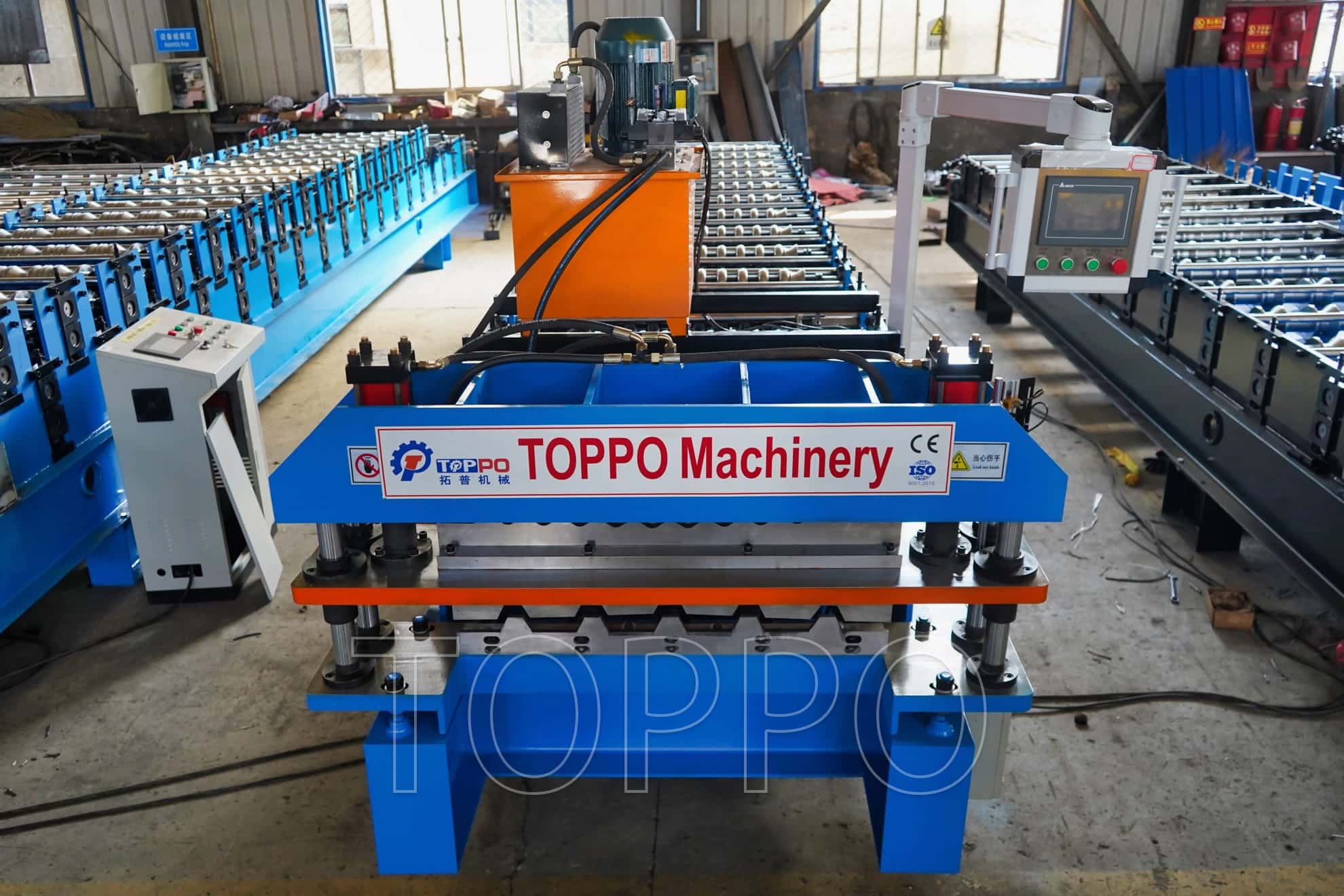 High Precision Double Layer Metal Roofing Sheet Roll Forming Machine