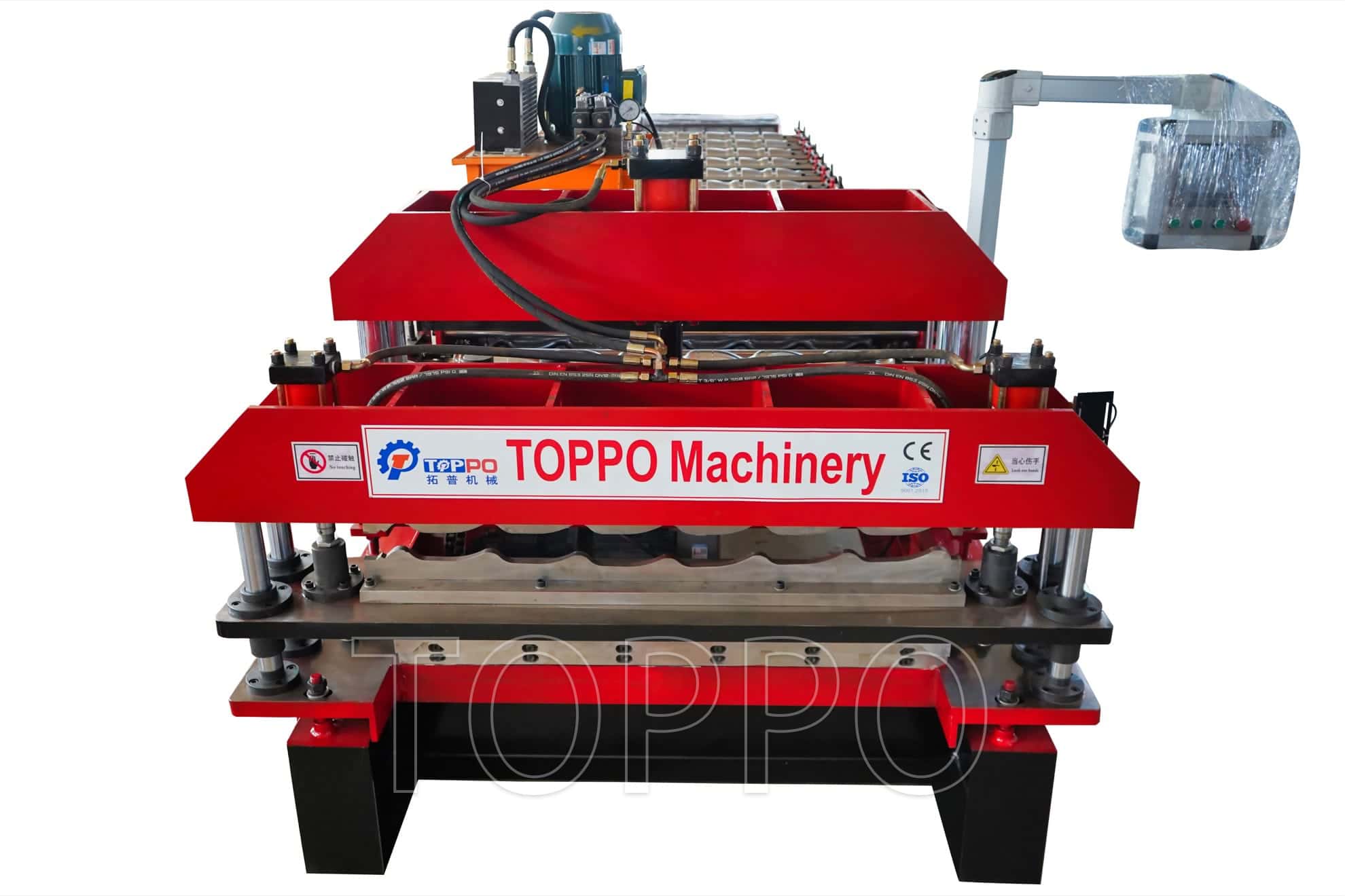 686/760 Double Layer Roll Forming Machine for Metal Roofing Sheets