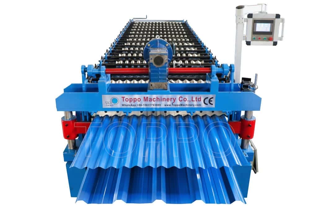 Corrugated Profile Double Layer Roll Forming Machine for Metal Roofing