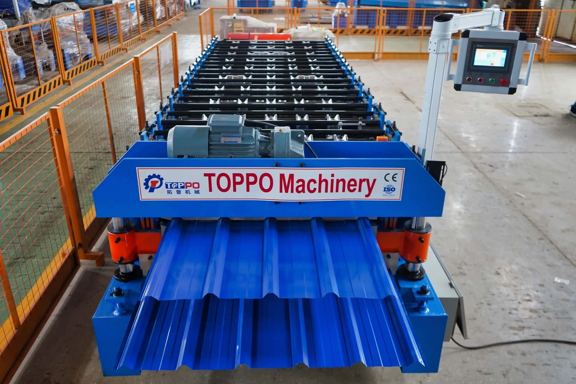 High Efficiency Double Layer Metal Roofing Sheet Roll Forming Machine Line