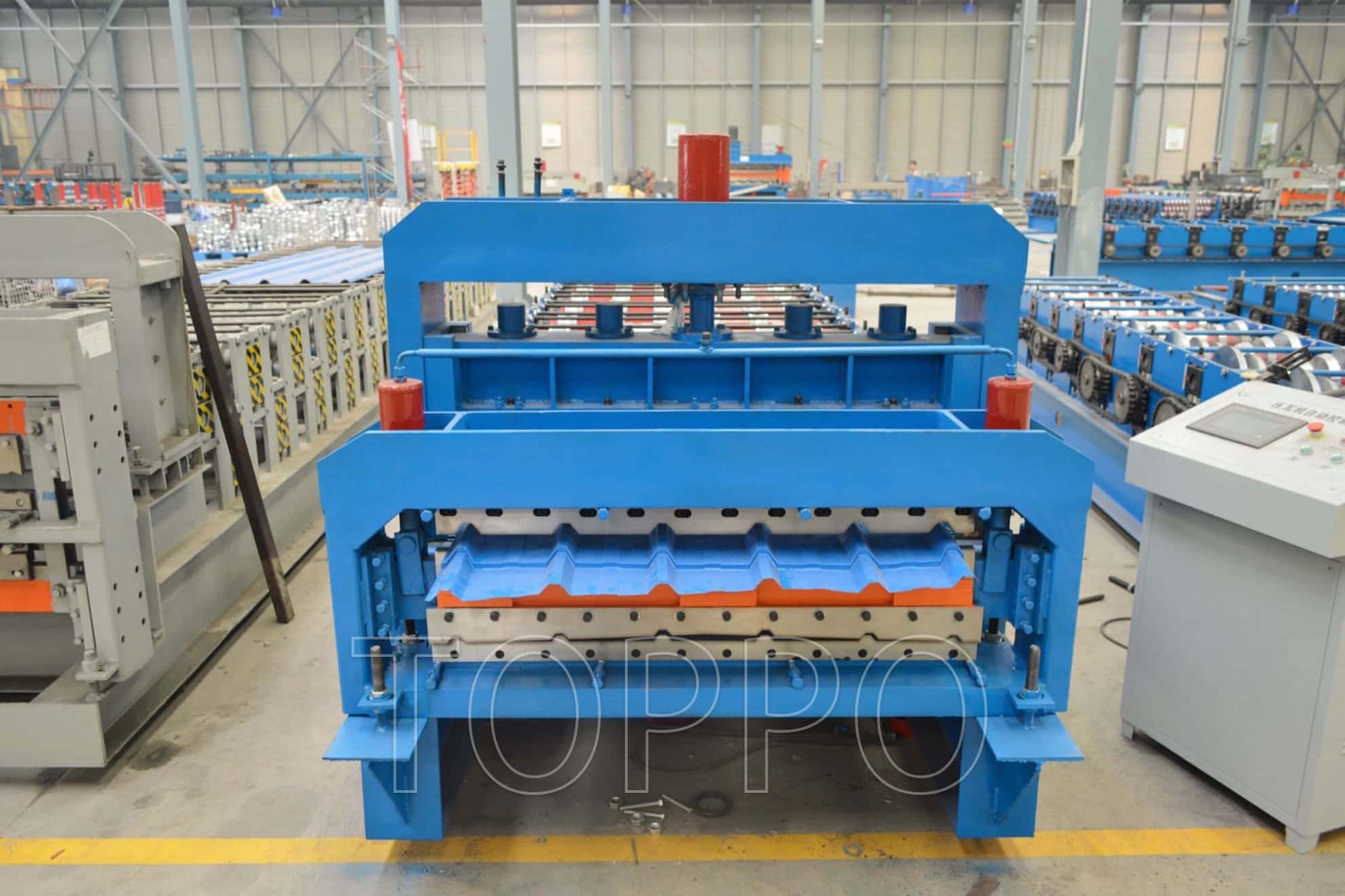 Industrial Double Layer Roll Forming Machine for Metal Roofing Sheets