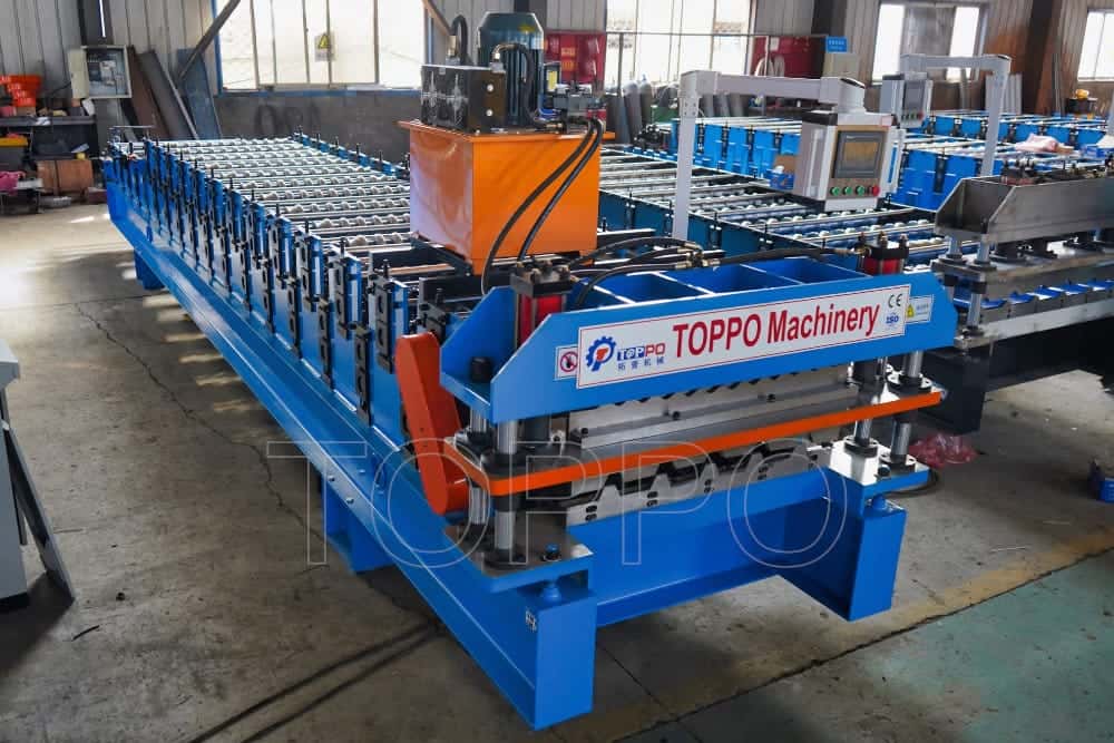 High Speed Double Layer Roll Forming Machine for Metal Roofing Sheets