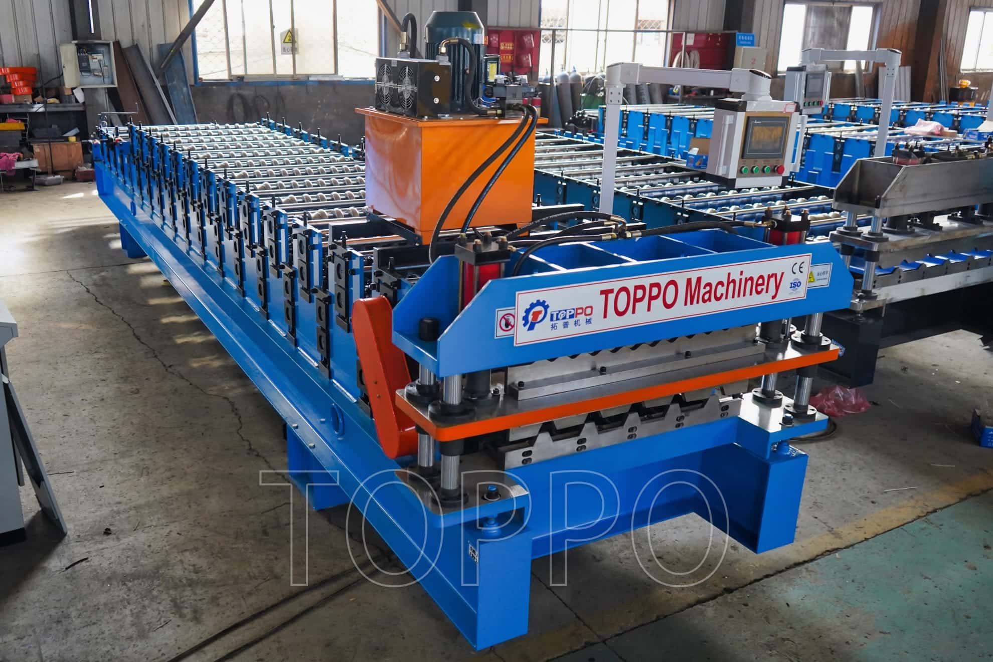 High Precision Double Layer Metal Roofing Sheet Roll Forming Machine