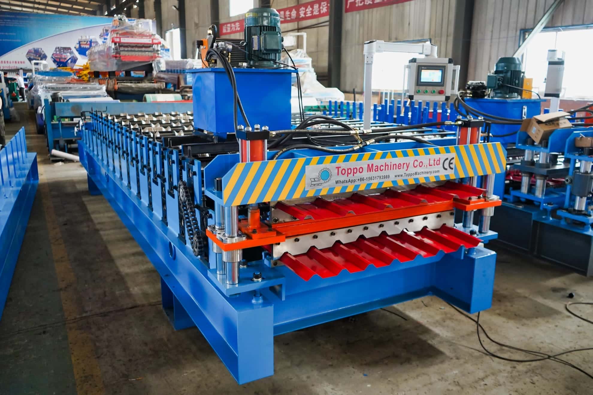 Automatic Double Layer Corrugated Roofing Sheet Roll Forming Machine