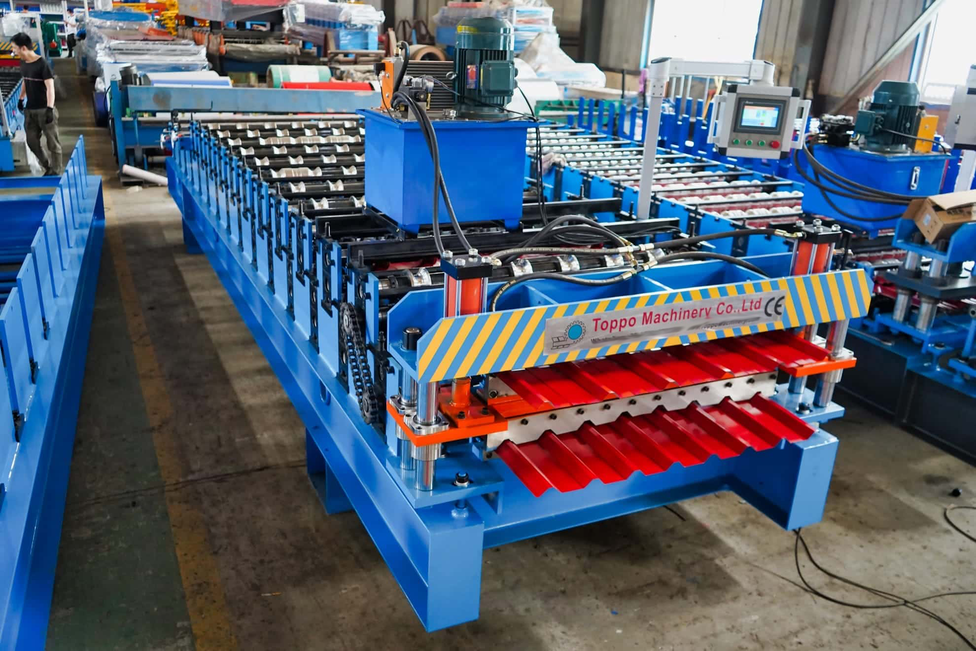 IBR Glazed Tile & Curving Double Layer Roll Forming Machine