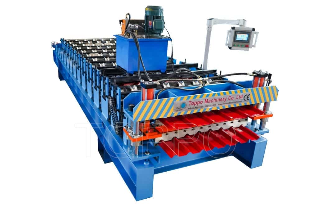 IBR Glazed Tile & Curving Double Layer Roll Forming Machine