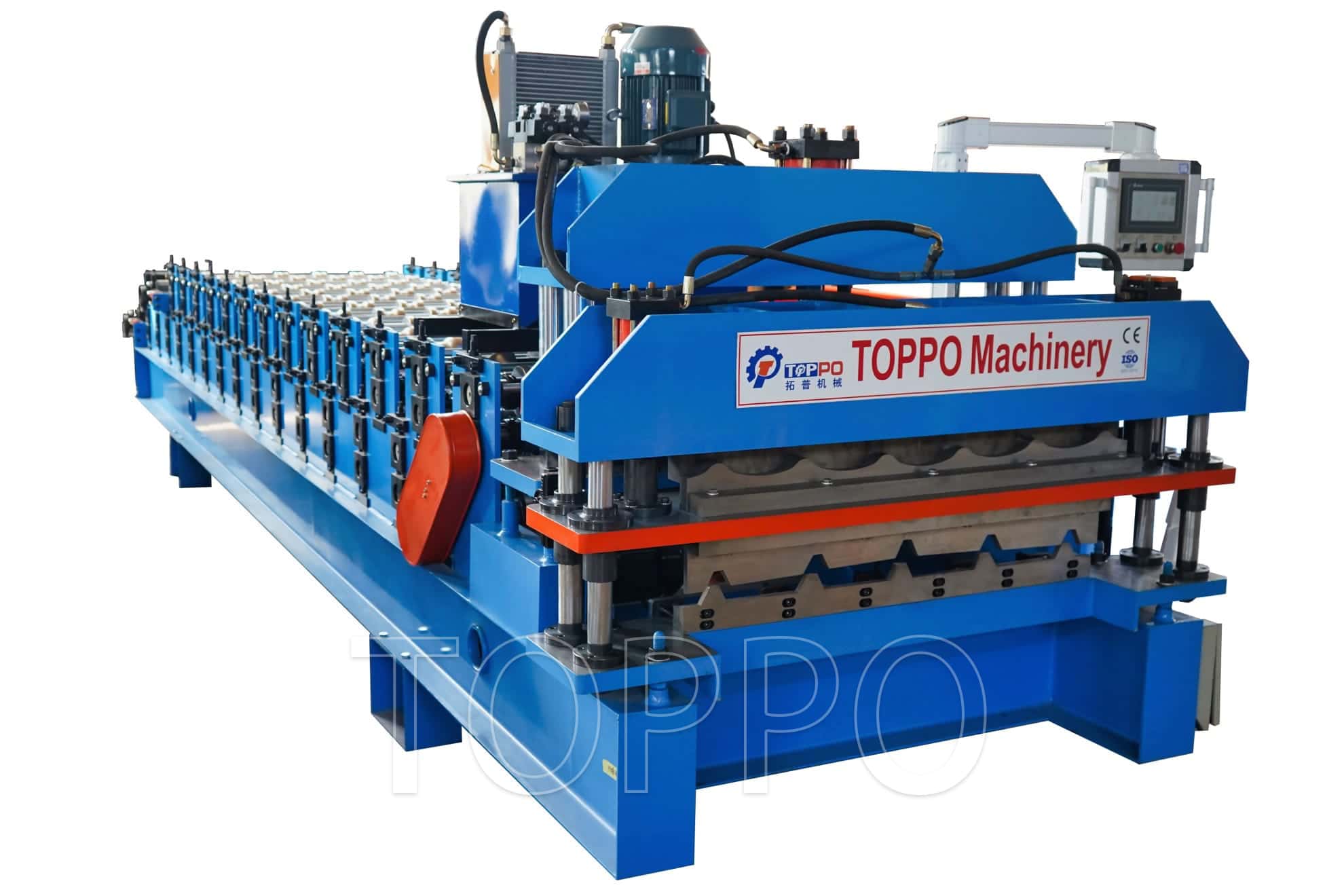 Double Glazed Bamboo Tile Double Layer Roll Forming Machine