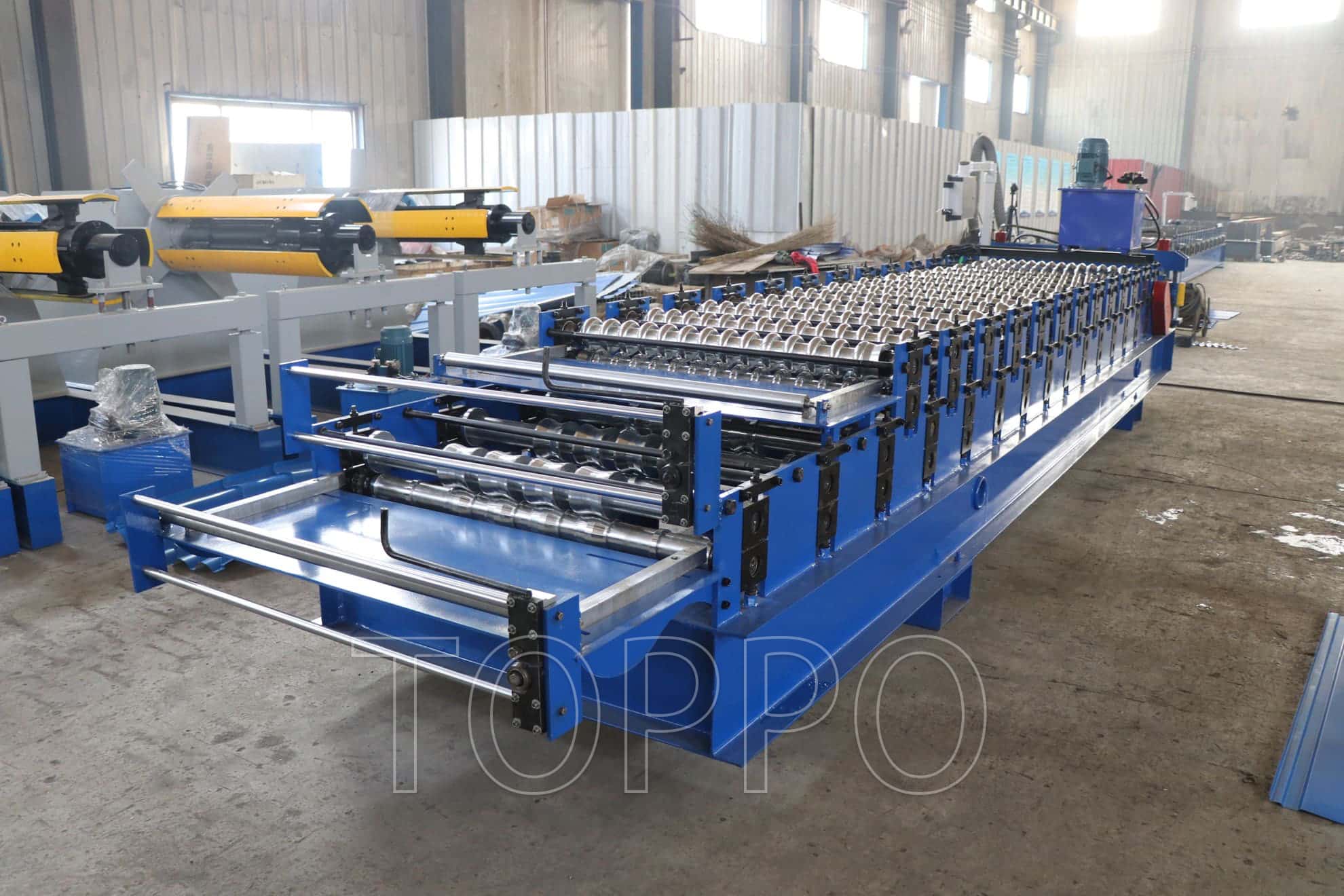 Industrial Metal Roofing Panel Roll Forming Machine for Corrugated Steel Roof Sheet Production