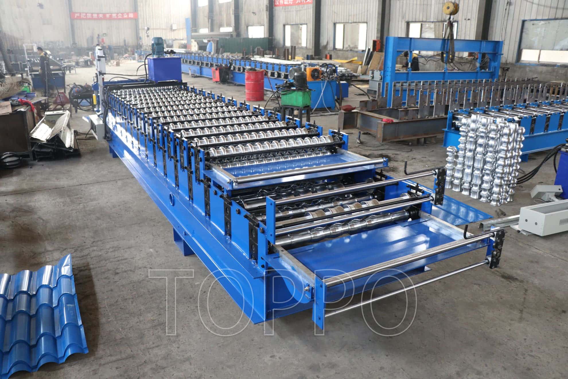 Industrial Automatic Double Layer Roll Forming Machine for Metal Roof Panels