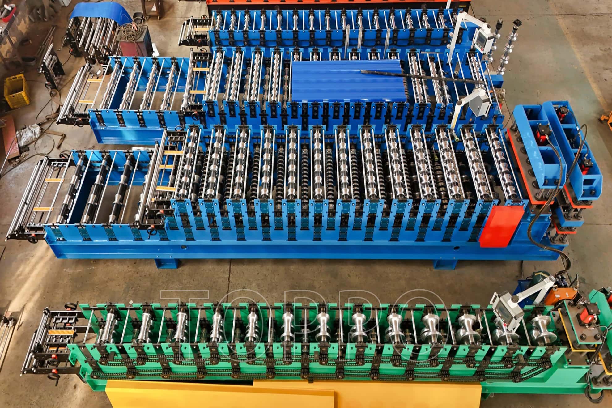 Automatic Double Layer Roll Forming Machine for Corrugated Metal Roofing
