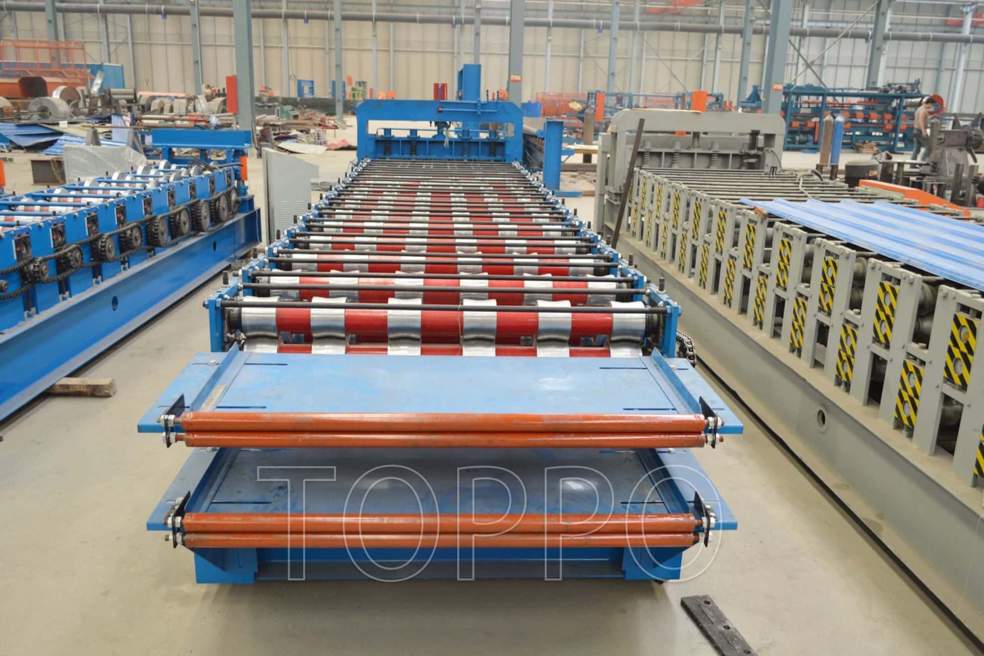 Industrial Double Layer Roll Forming Machine for Metal Roofing Sheets