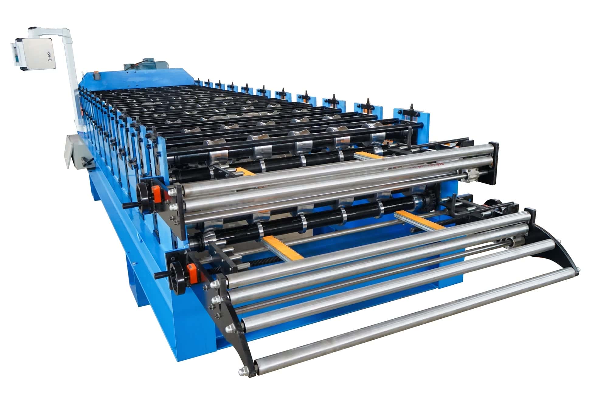 High Efficiency Double Layer Metal Roofing Sheet Roll Forming Machine Line