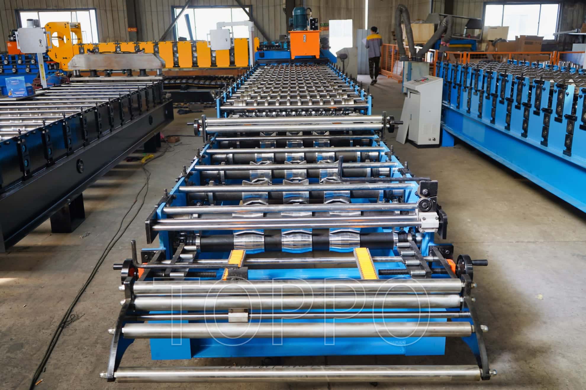 High Precision Double Layer Metal Roofing Sheet Roll Forming Machine