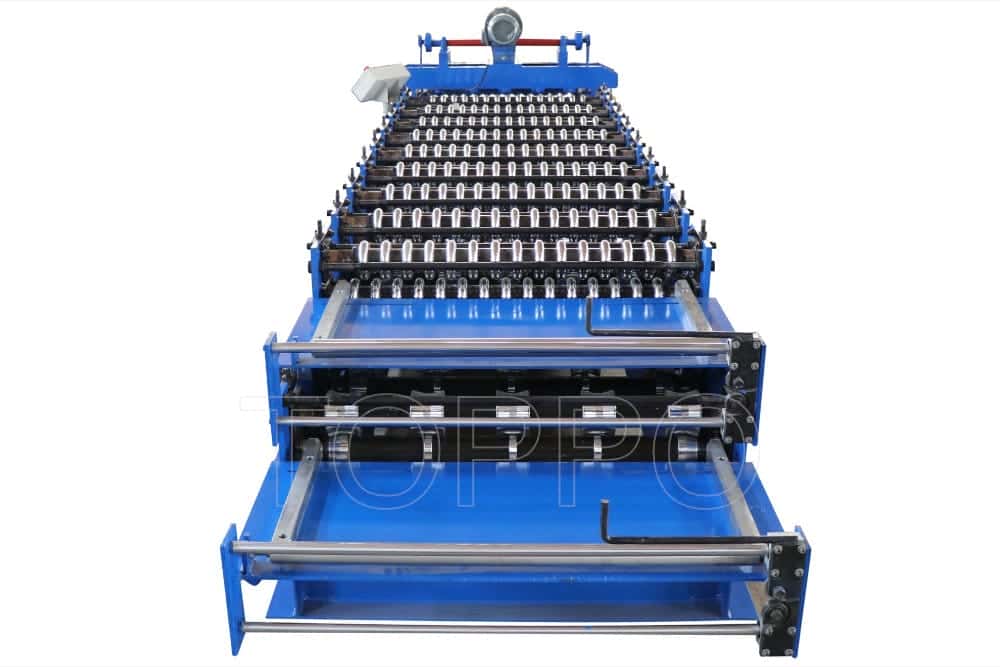Single Layer Corrugated Roofing Sheet Roll Forming Machine