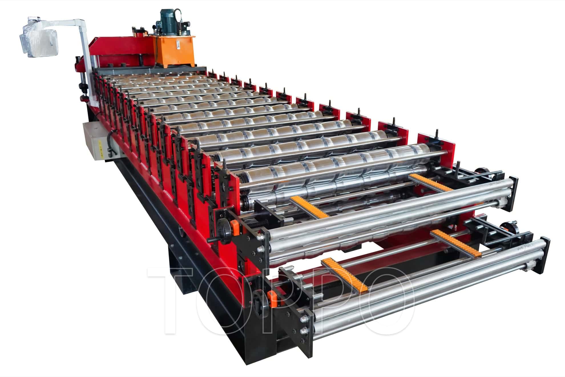 686/760 Double Layer Roll Forming Machine for Metal Roofing Sheets