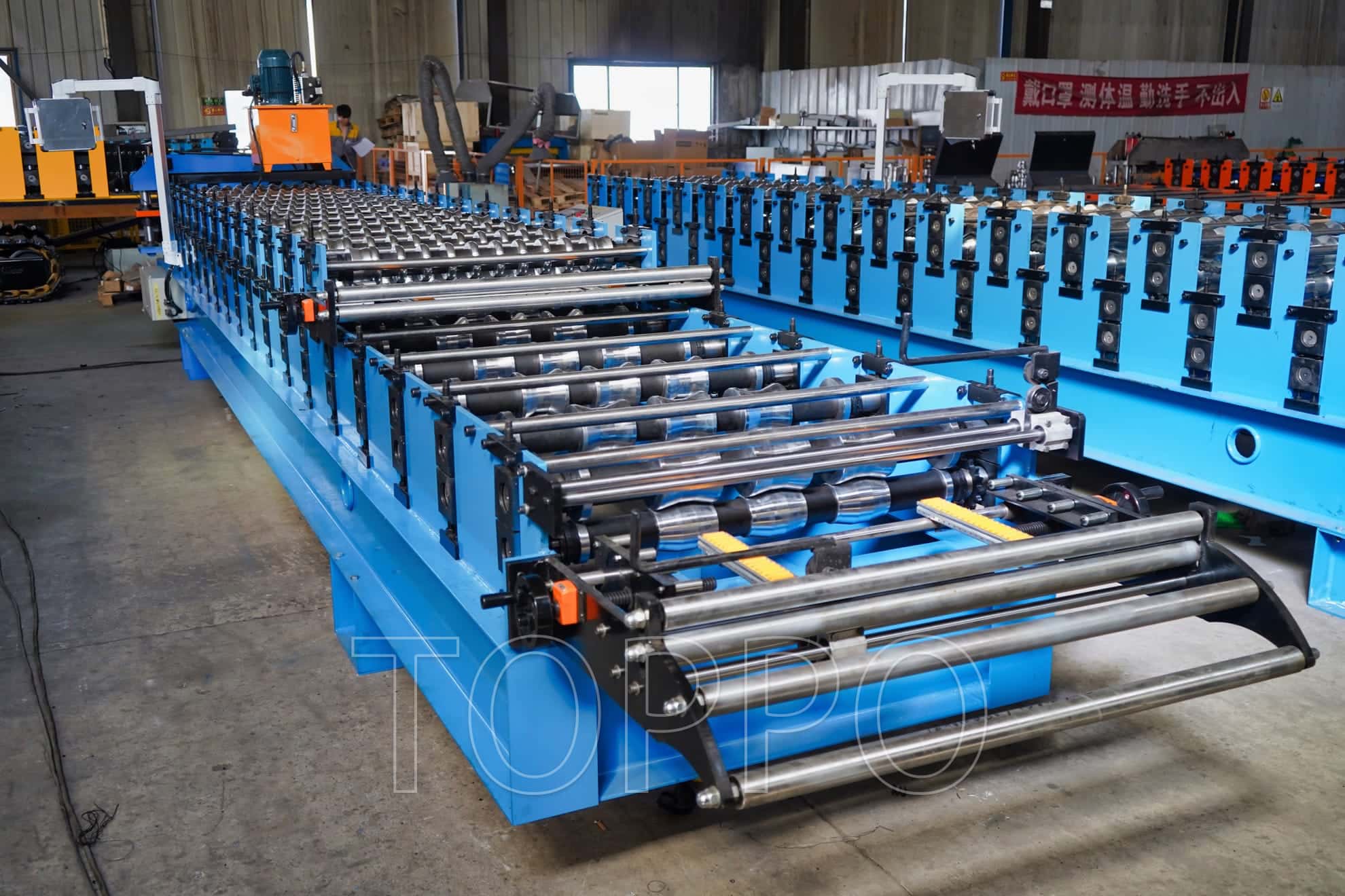 Double Layer Roll Forming Machine for Trapezoidal and Corrugated Sheets
