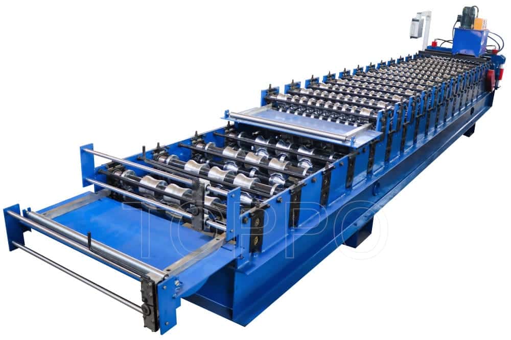 Electric Shear Double Layer Roll Forming Machine for Metal Roofing Sheets