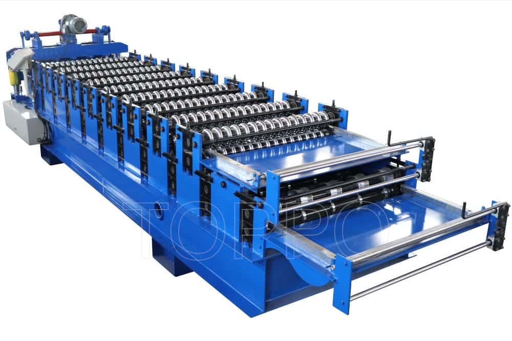 Single Layer Corrugated Roofing Sheet Roll Forming Machine