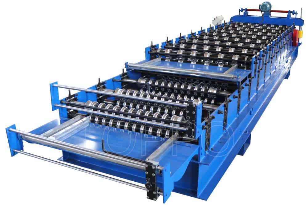 OEM ODM AG Roofing Panel Roll Forming Machine High Precision Metal Roof Sheet Production Line