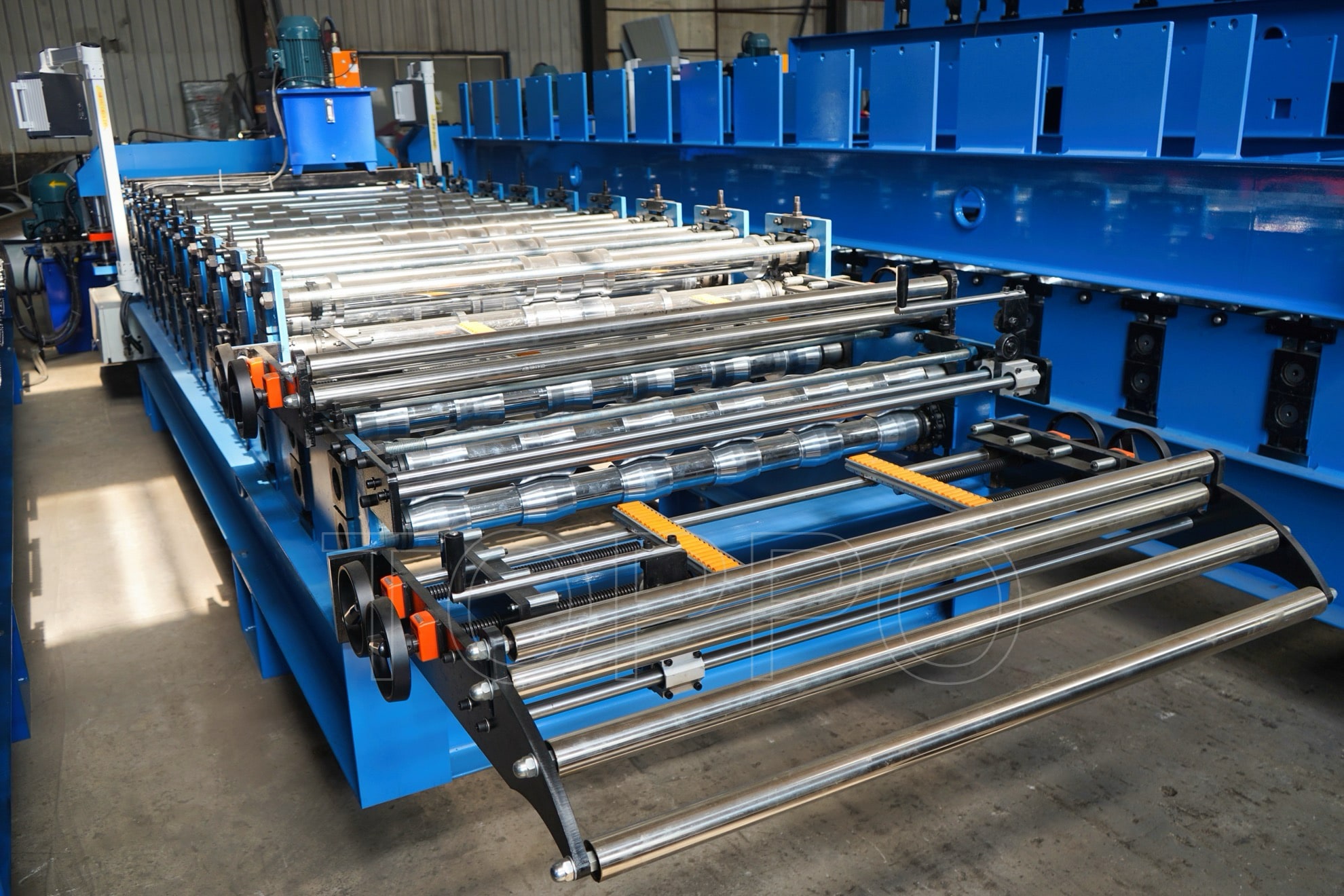 Curving Glazed Tile & IBR Double Layer Roll Forming Machine