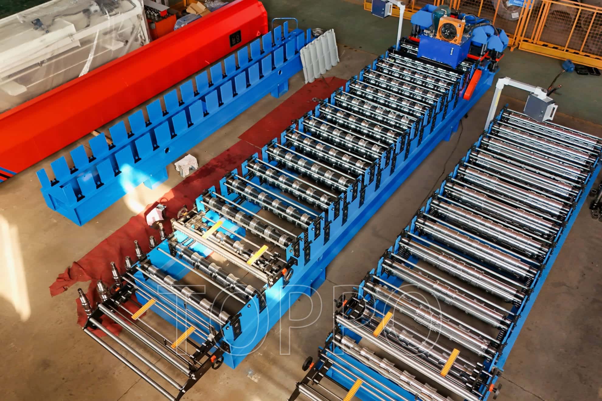 Double Glazed Bamboo Tile Double Layer Roll Forming Machine