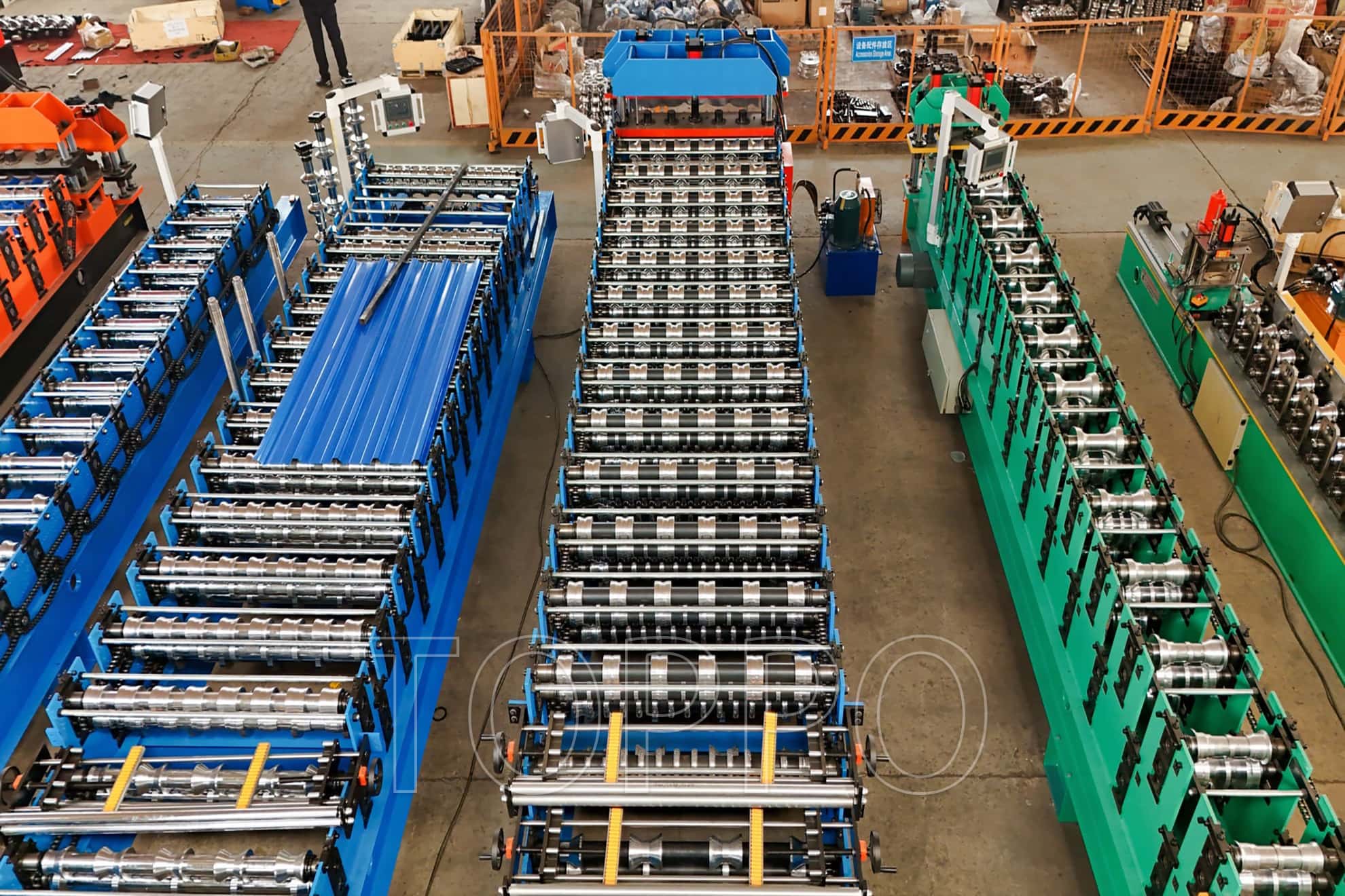 Automatic Double Layer Roll Forming Machine for Corrugated Metal Roofing