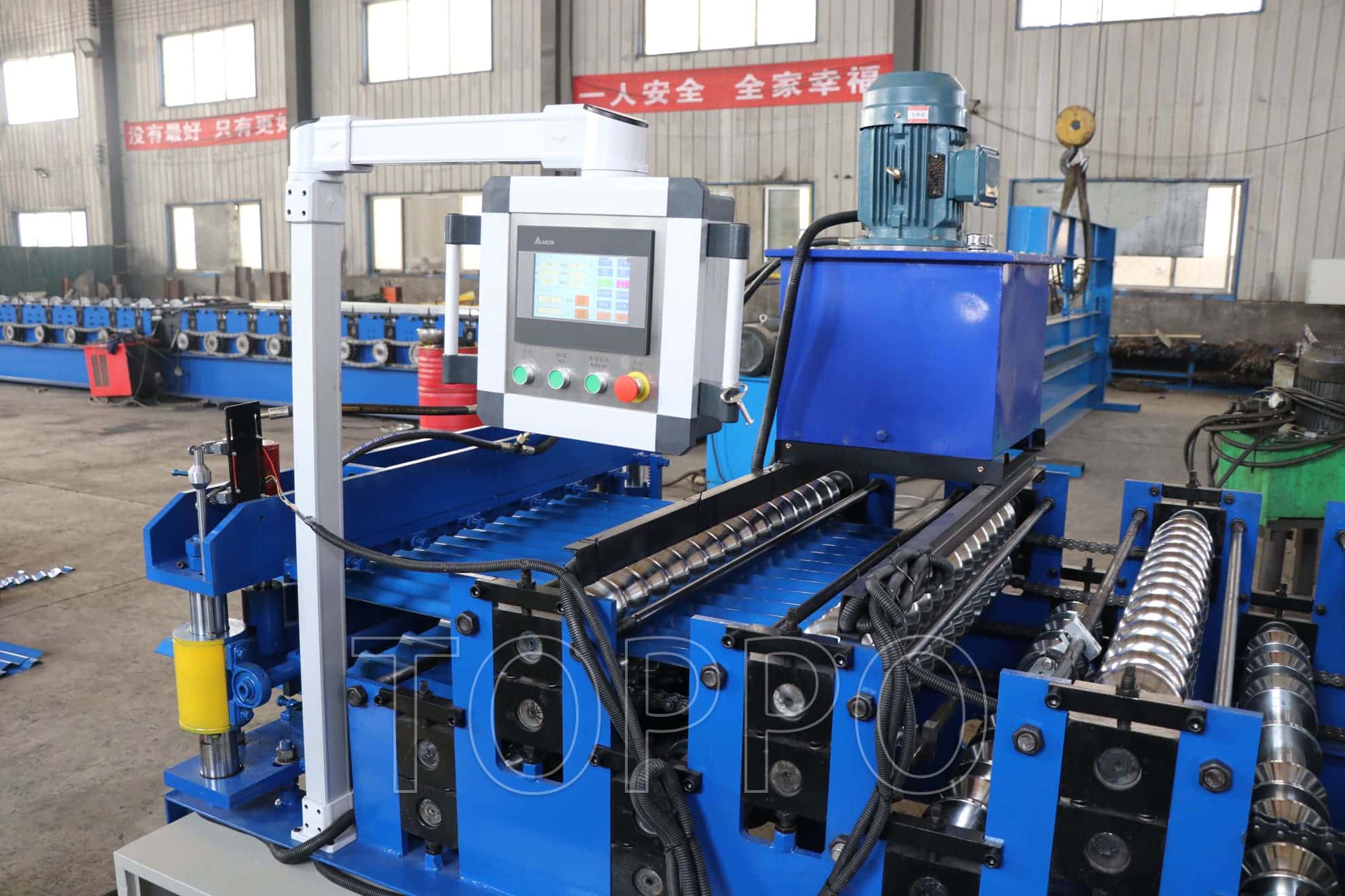 Hydraulic Double Layer Roll Forming Machine for Metal Roofing Sheets