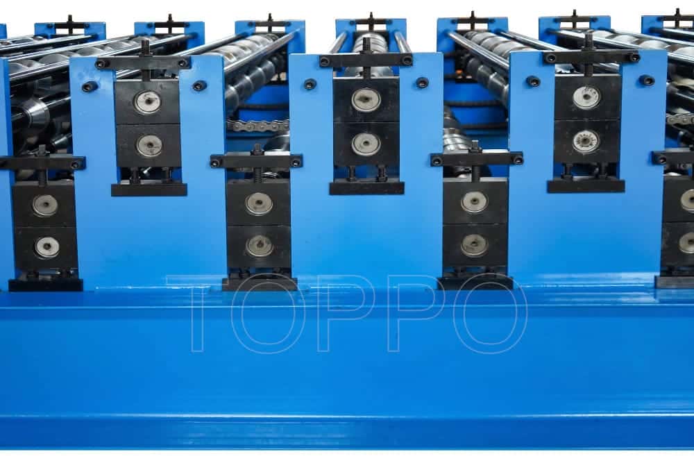 Double Layer Roofing Sheet Roll Forming Machine with PLC Control System