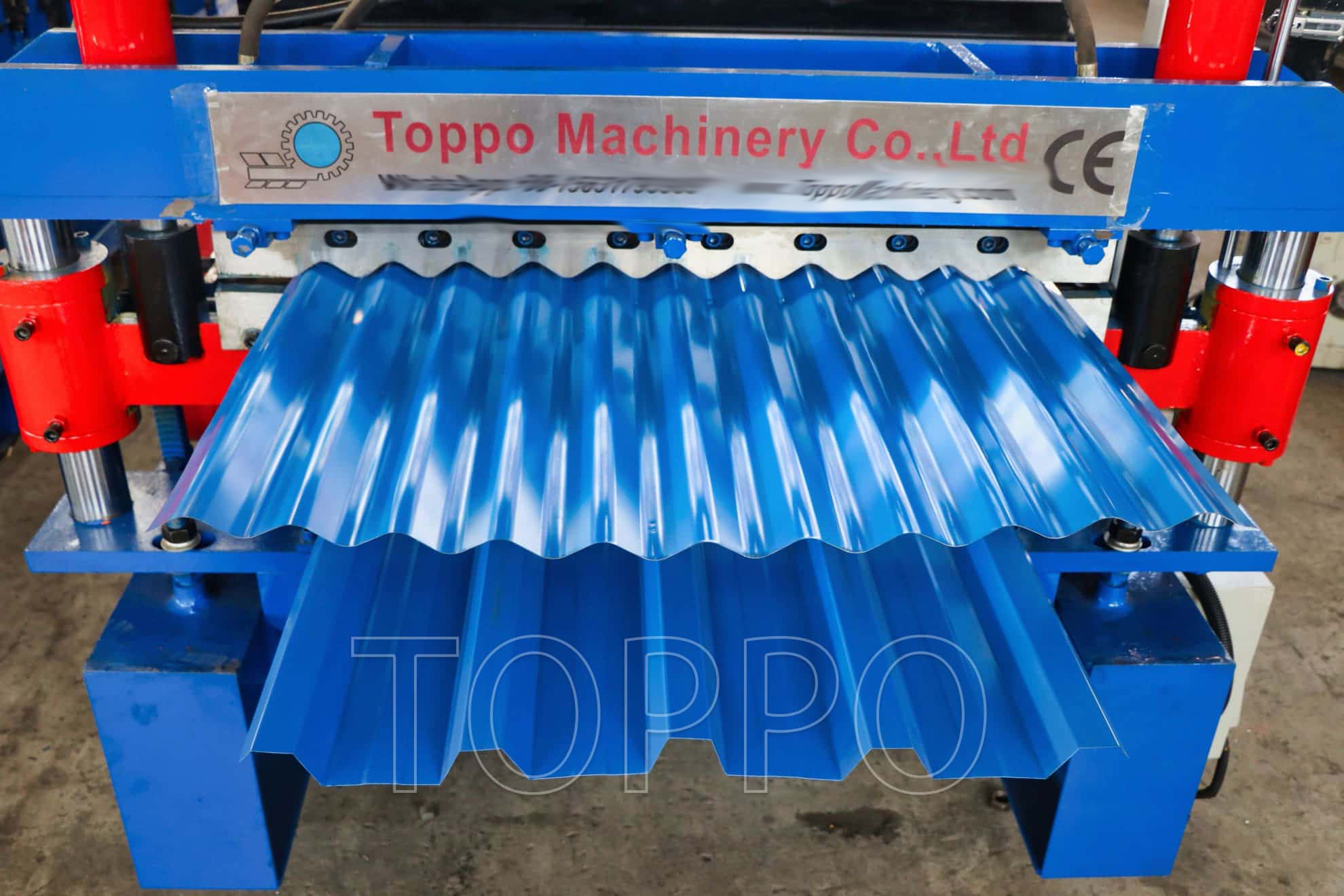 Electric Shear Double Layer Roll Forming Machine for Metal Roofing Sheets