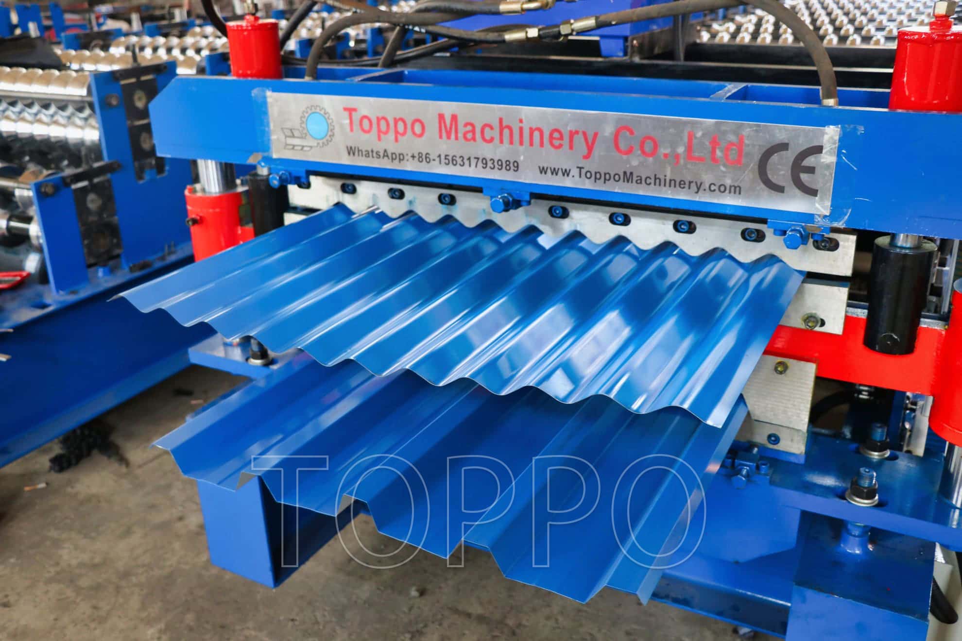 Electric Shear Double Layer Roll Forming Machine for Metal Roofing Sheets