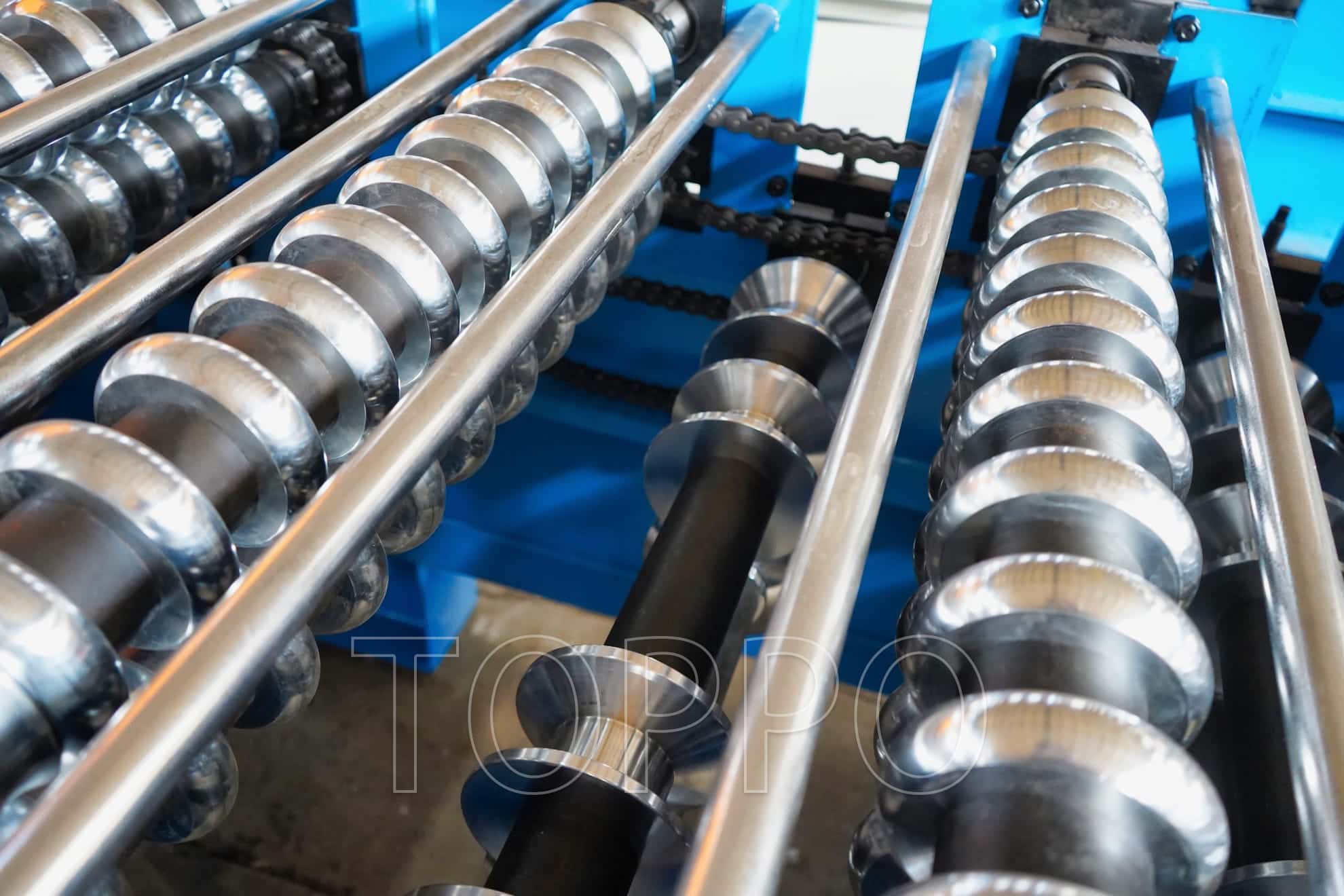 High Precision Double Layer Metal Roofing Sheet Roll Forming Machine