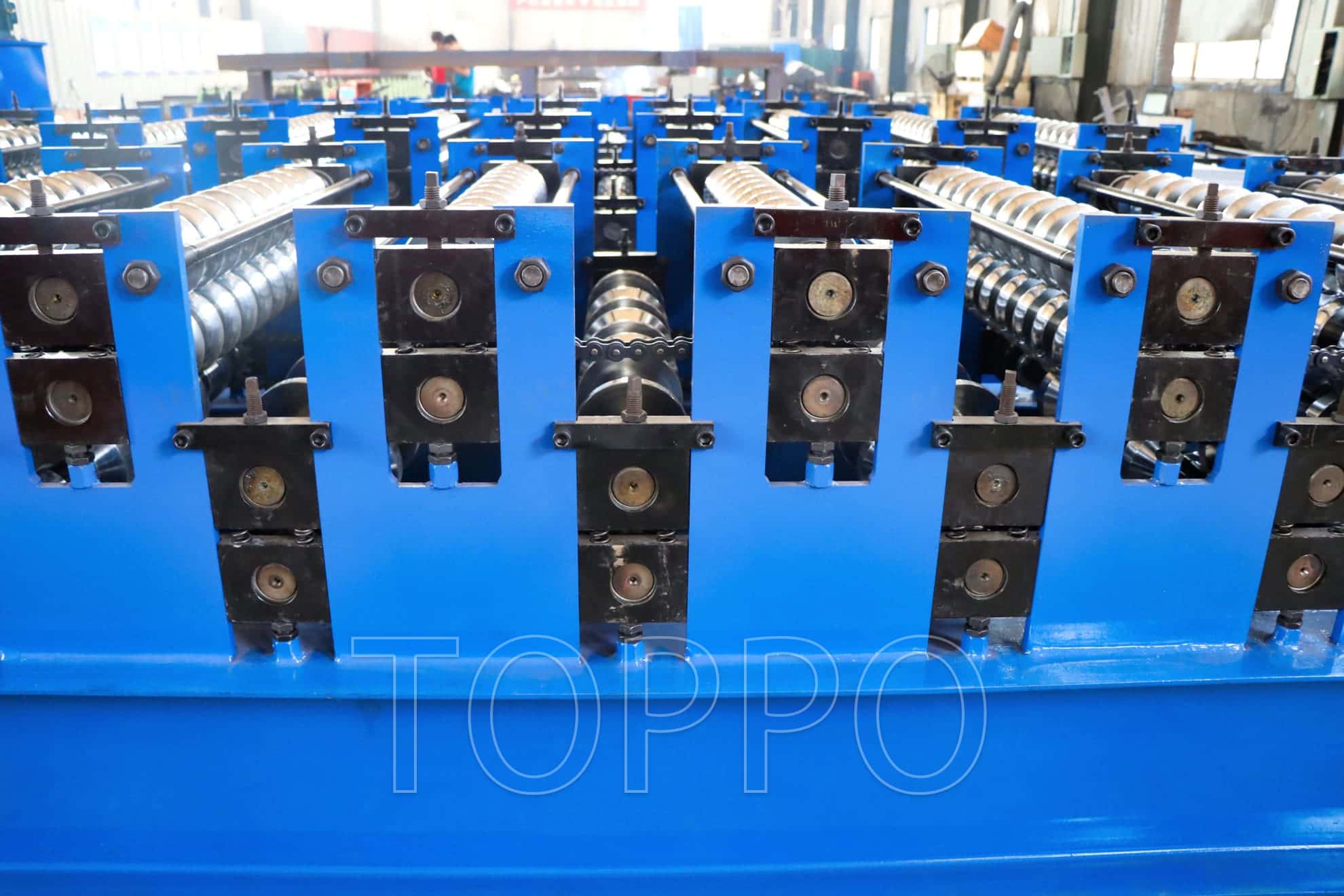 Electric Shear Double Layer Roll Forming Machine for Metal Roofing Sheets