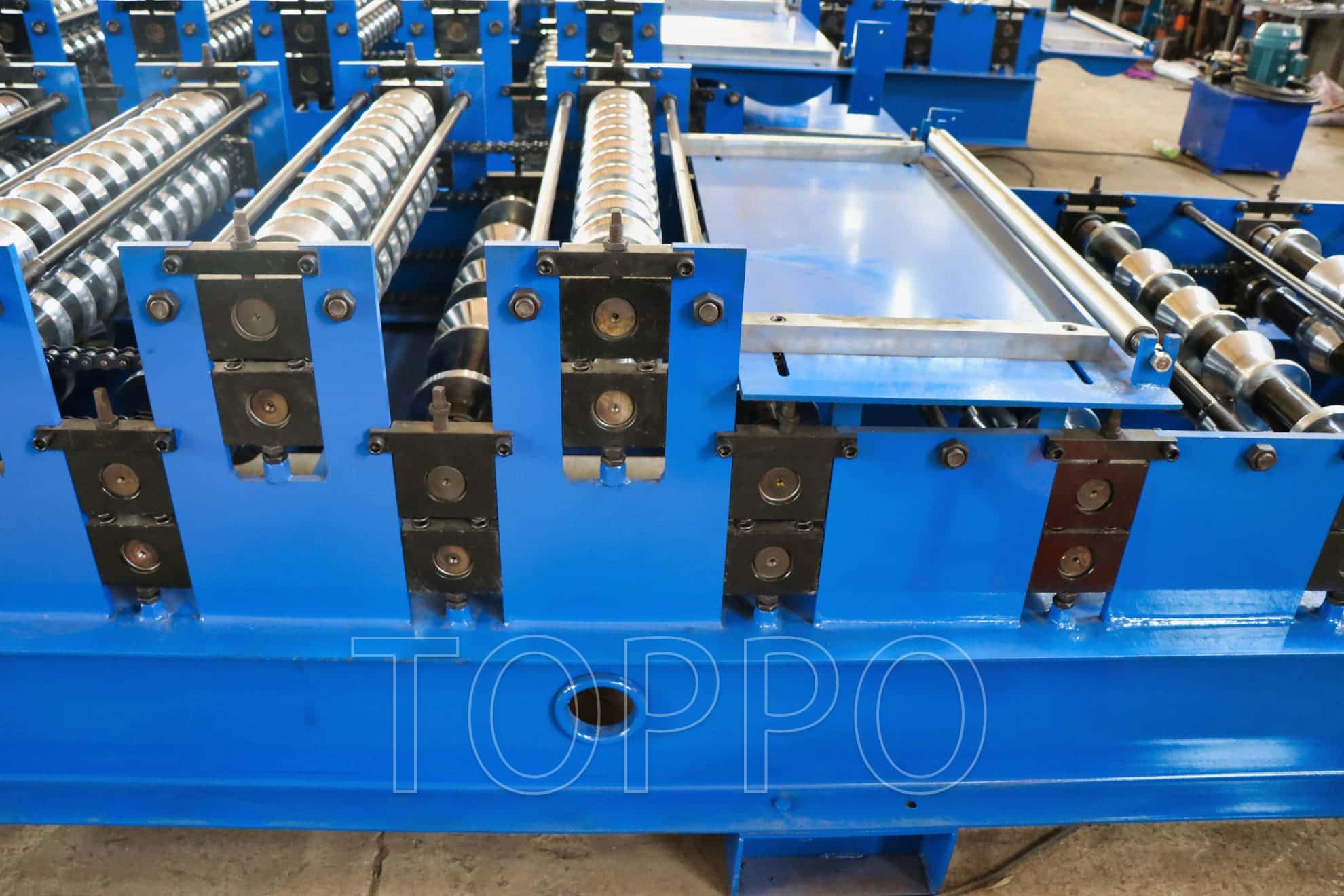 Electric Shear Double Layer Roll Forming Machine for Metal Roofing Sheets