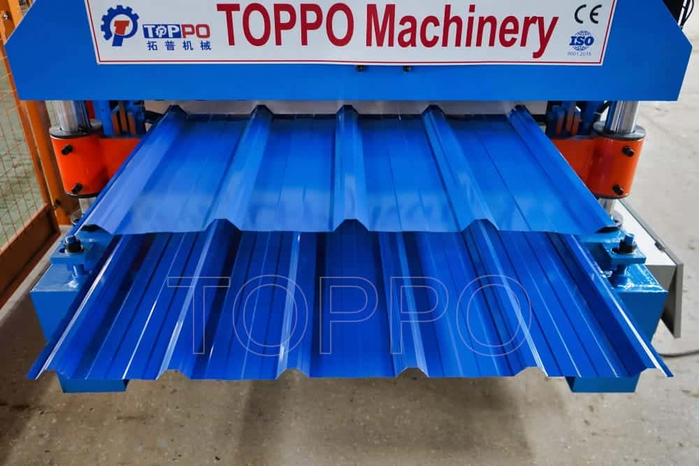 Double Layer Roofing Sheet Roll Forming Machine with PLC Control System