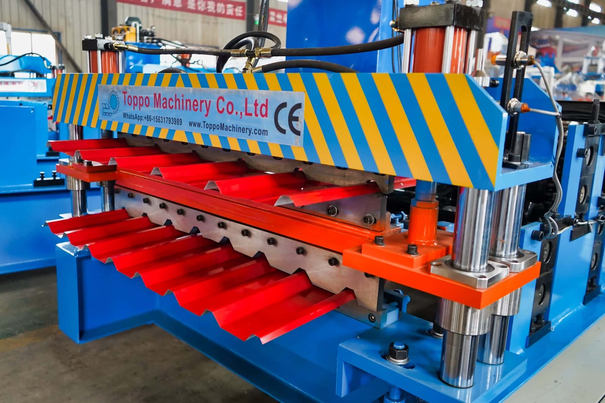 IBR Glazed Tile & Curving Double Layer Roll Forming Machine