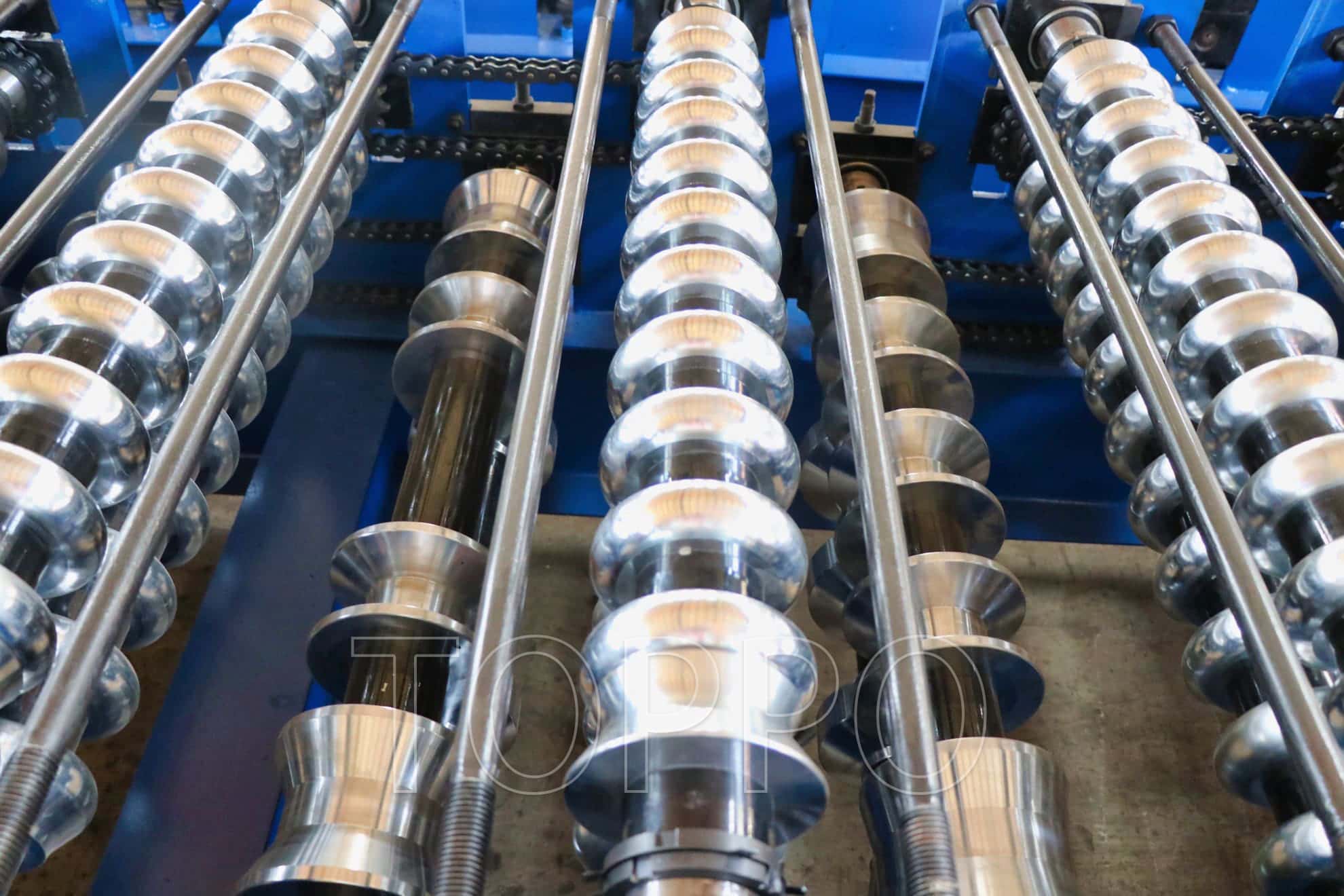 Electric Shear Double Layer Roll Forming Machine for Metal Roofing Sheets