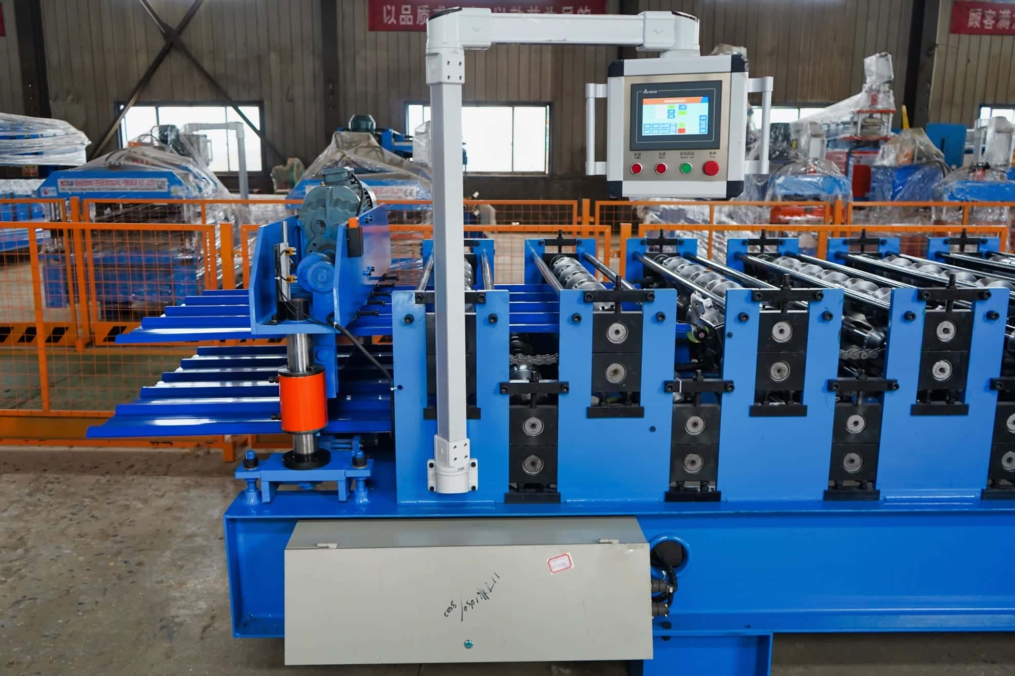 High Efficiency Double Layer Metal Roofing Sheet Roll Forming Machine Line