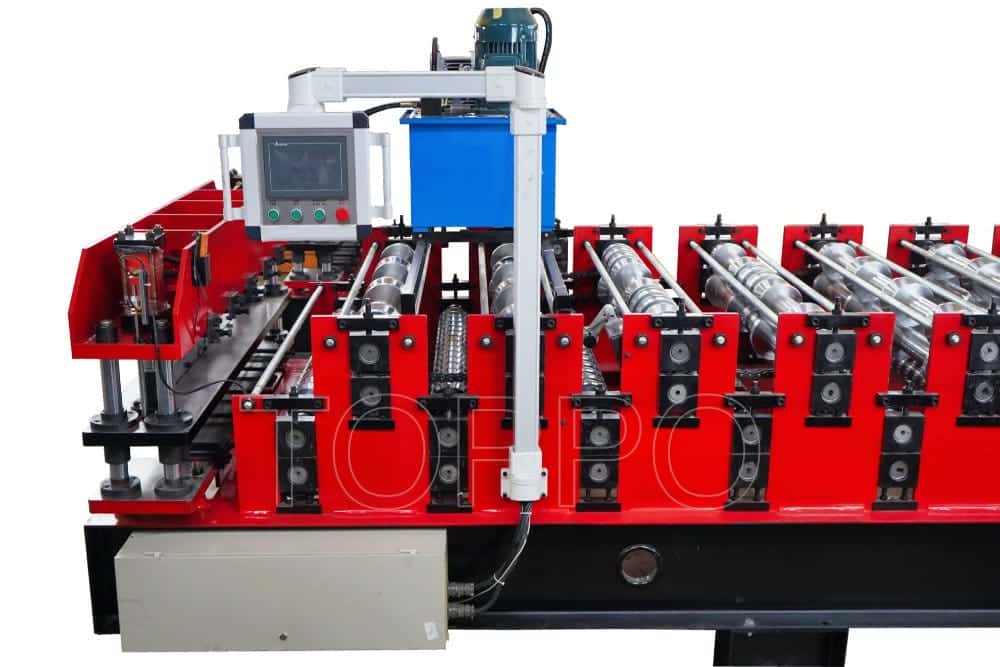 840/850 Double Layer Roll Forming Machine with Electric Shear Cutting