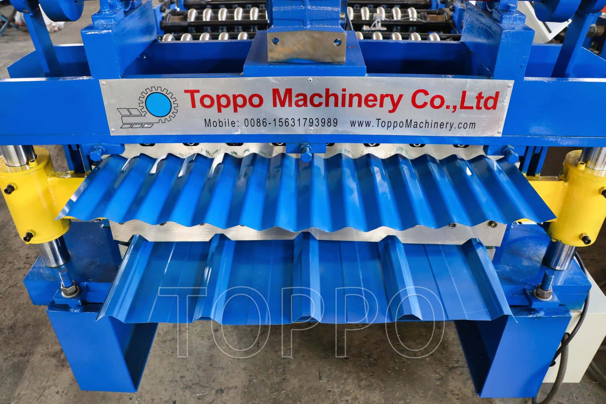 Electric Shear Double Layer Roll Forming Machine