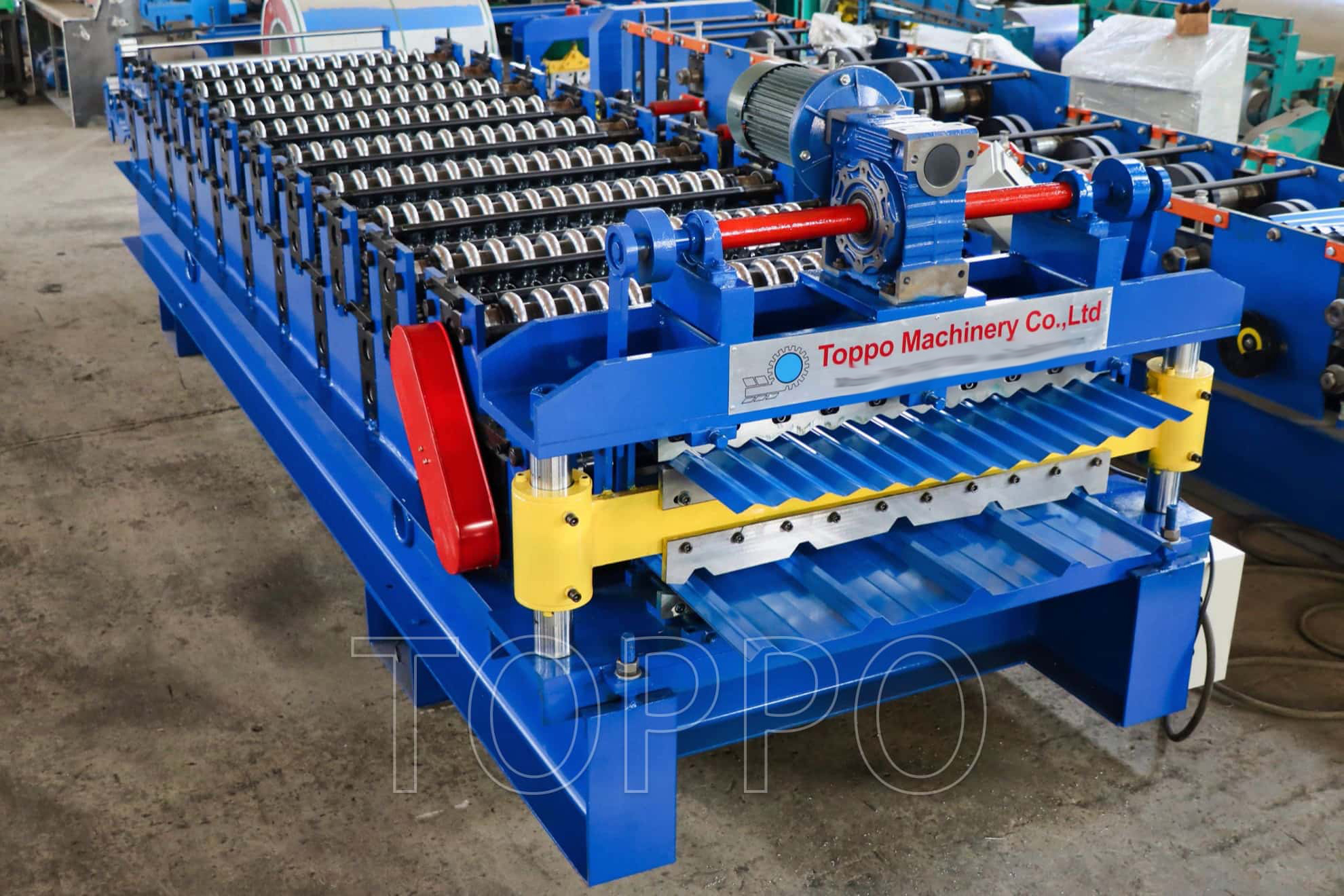 Electric Shear Double Layer Roll Forming Machine