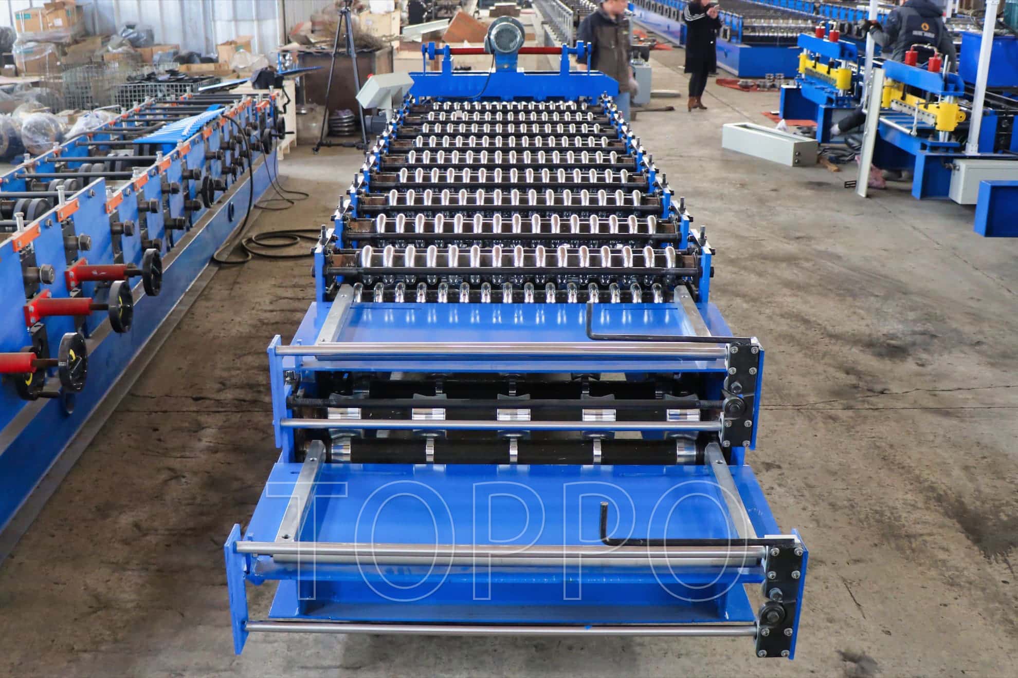 Single Layer Corrugated Roofing Sheet Roll Forming Machine