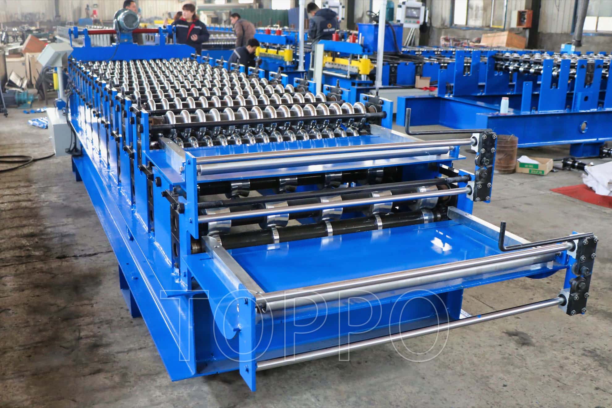 Single Layer Corrugated Roofing Sheet Roll Forming Machine