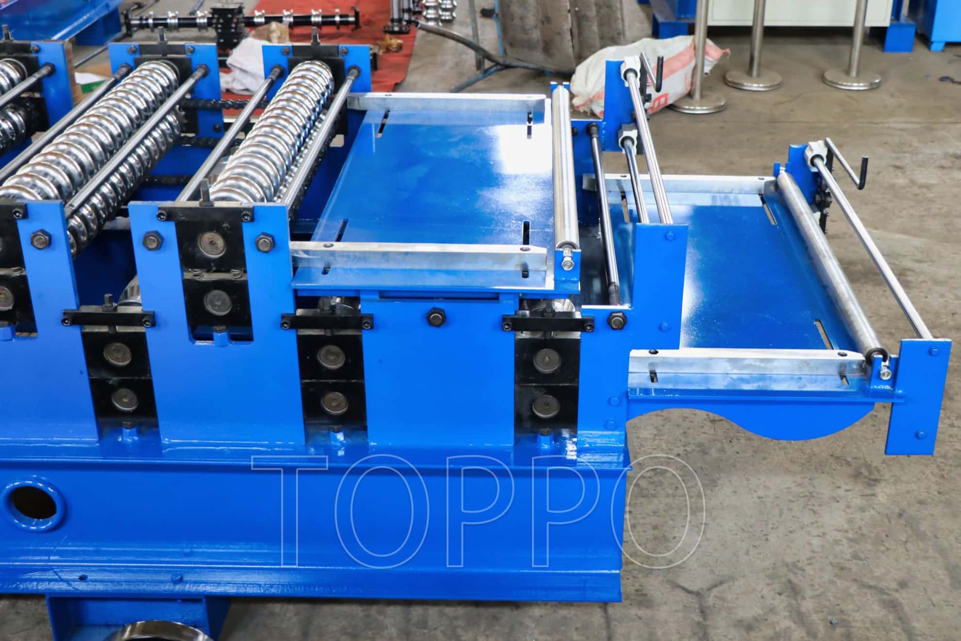 Single Layer Corrugated Roofing Sheet Roll Forming Machine