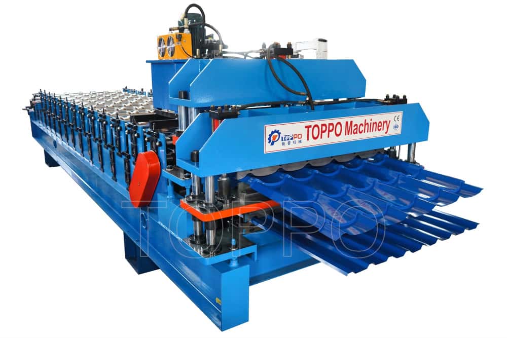 Automatic Corrugated Metal Roofing Panel Roll Forming Machine for Industrial Roof Sheet Manufacturing