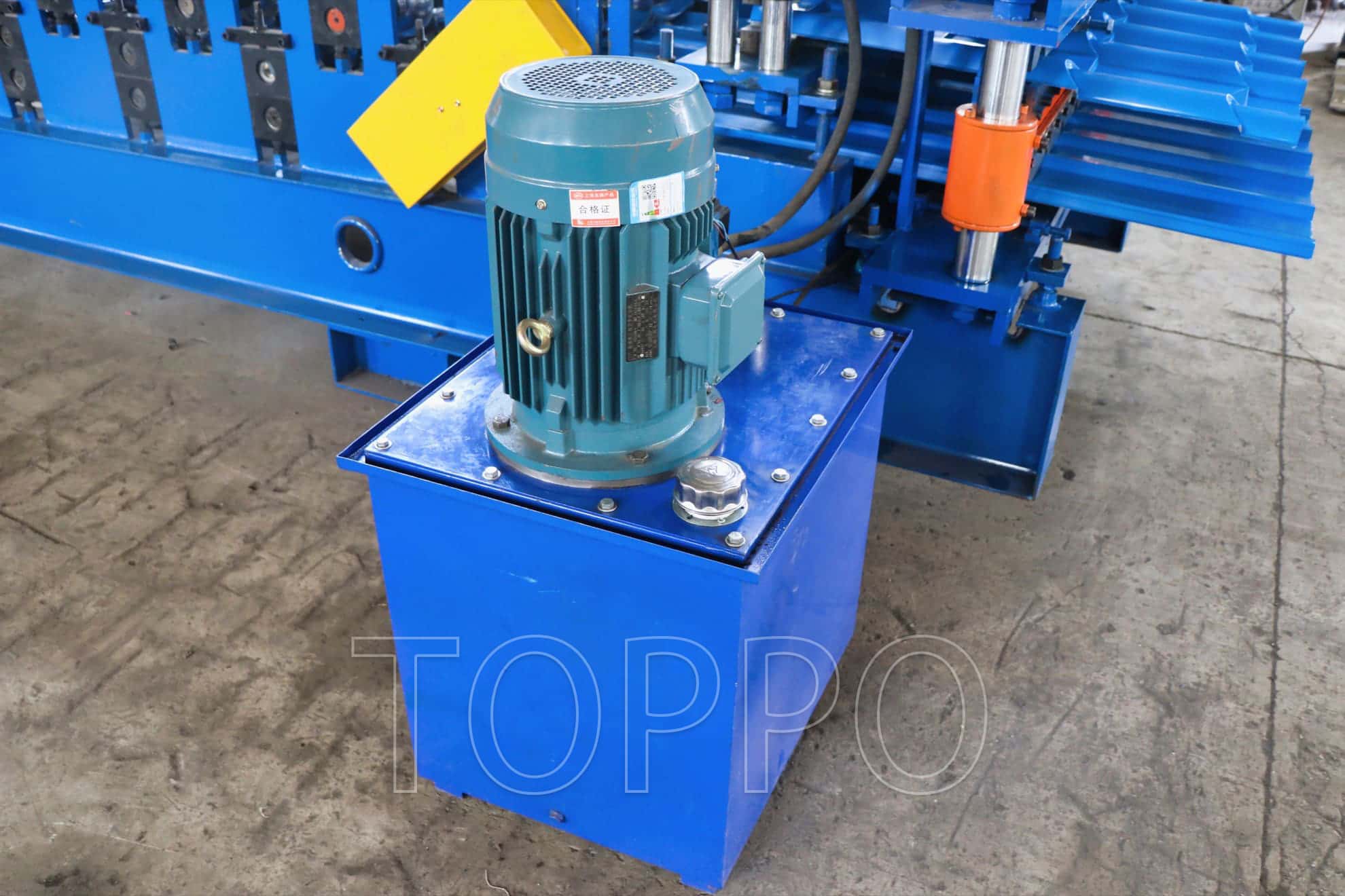 Double Layer Bamboo Profile & 840 Roofing Sheet Roll Forming Machine with Electric Cutting