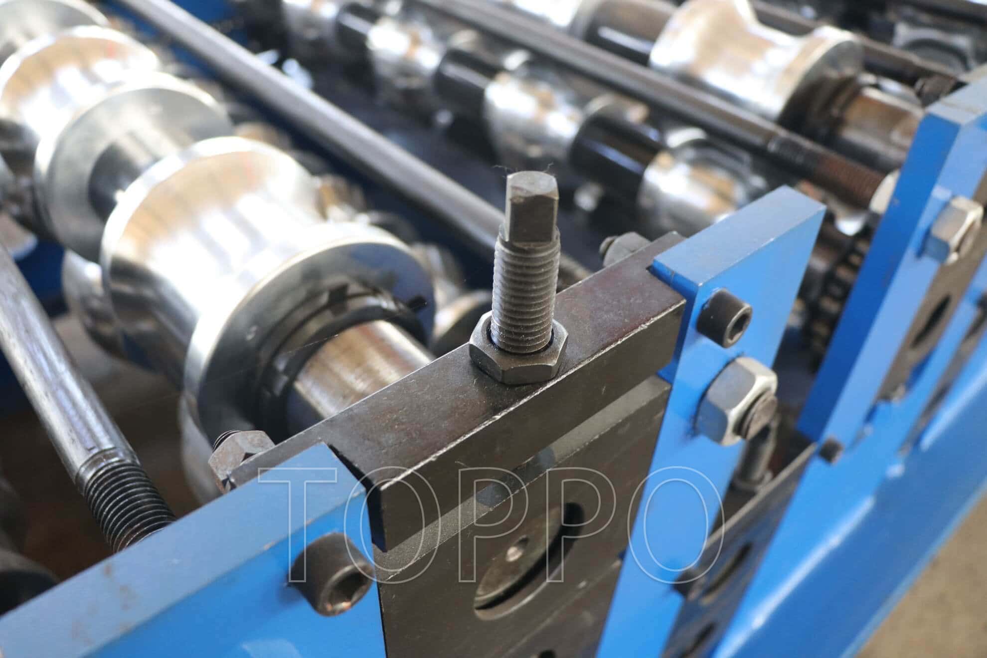 Electric Shear Bamboo Profile Double Layer Roll Forming Machine